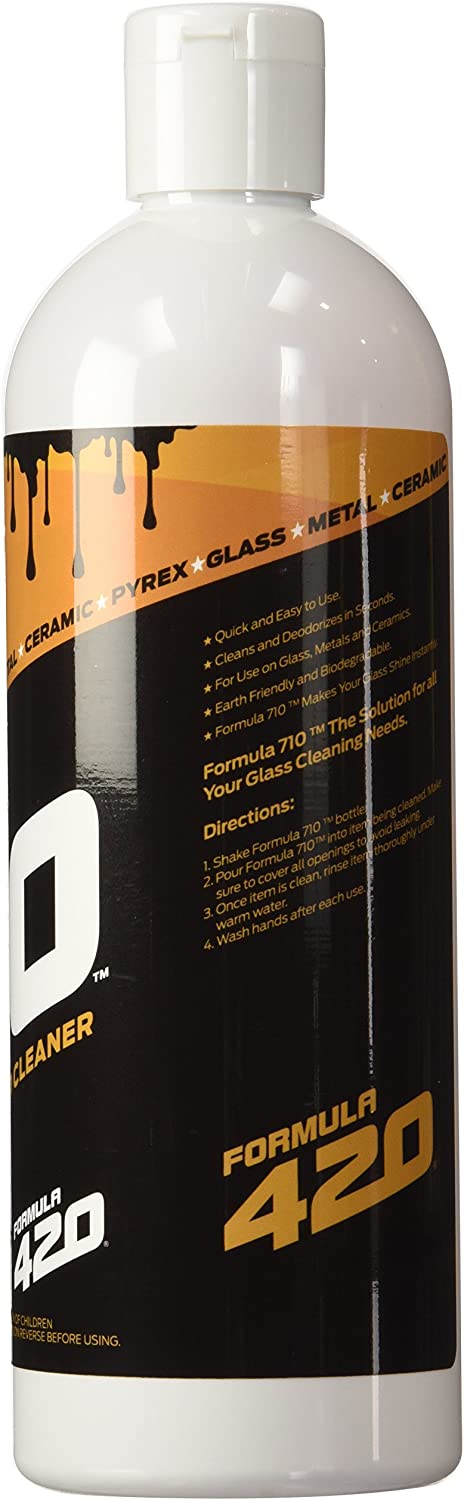 Formula 710 Advanced Cleaner Safe on Pyrex Glass Metal and Ceramic by Formula 420 - Assorted Sizes (16oz - Large)